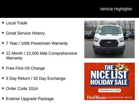 Used 2023 Ford Transit 250 Low Roof w/ Exterior Upgrade Package image 3