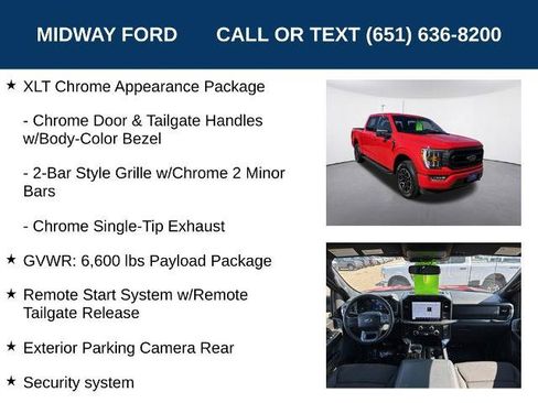 Certified 2023 Ford F150 XLT w/ Equipment Group 302A High AWD/4WD image 31