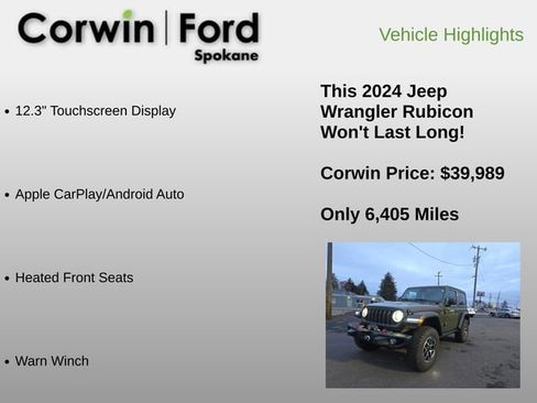 Used 2024 Jeep Wrangler Rubicon w/ Capability Package image 14