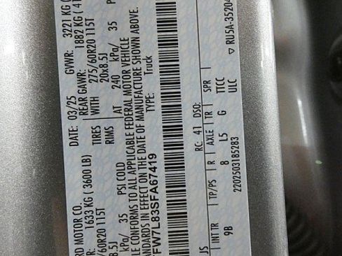 Used 2025 Ford F150 Platinum w/ Equipment Group 702A High AWD/4WD image 31