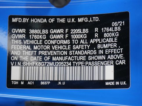 Used 2021 Honda Civic Type R image 26