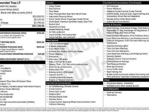New 2026 Chevrolet Trax LT w/ Driver Confidence Package FWD image 3