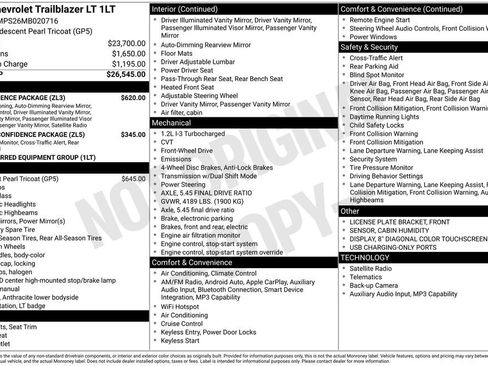 Used 2021 Chevrolet TrailBlazer LT w/ Convenience Package FWD image 5