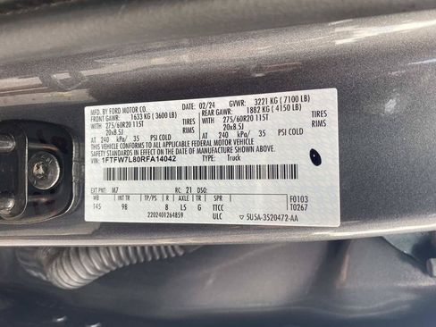 Certified 2024 Ford F150 Platinum w/ Equipment Group 702A High AWD/4WD image 22