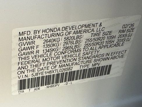 New 2026 Acura MDX w/ Advance Package image 30