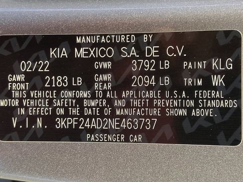 Used 2022 Kia Forte LXS FWD image 33