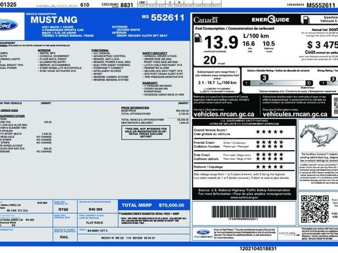 Used 2021 Ford Mustang Mach 1 image 3