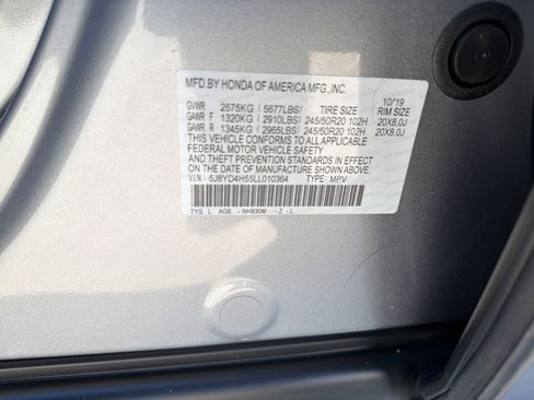 Certified 2020 Acura MDX SH-AWD w/ Technology Package image 36