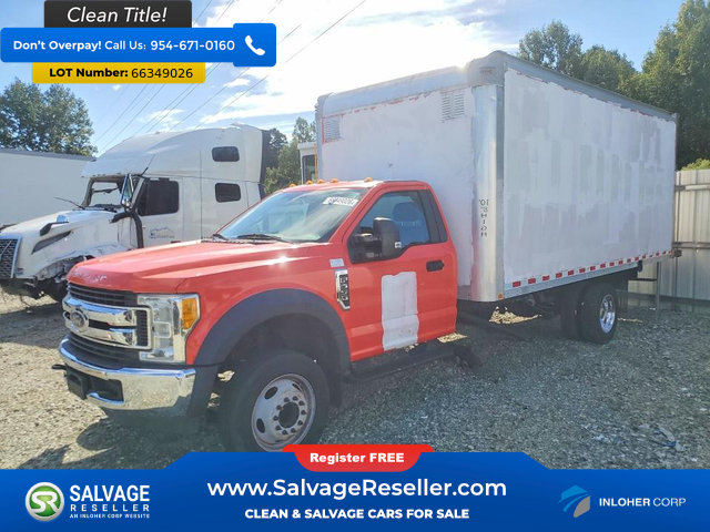 Used 2017 Ford F550 2WD Regular Cab Super Duty image 1