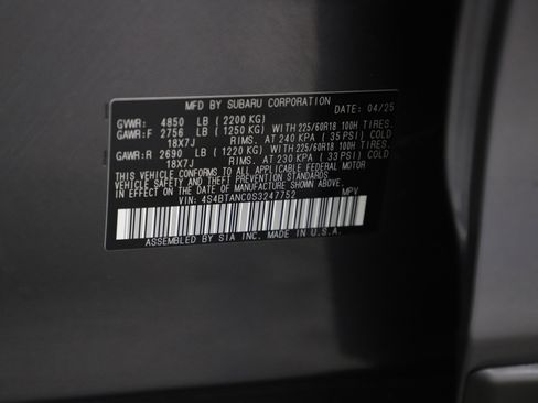 Used 2025 Subaru Outback Limited w/ Tech Package 3 image 28