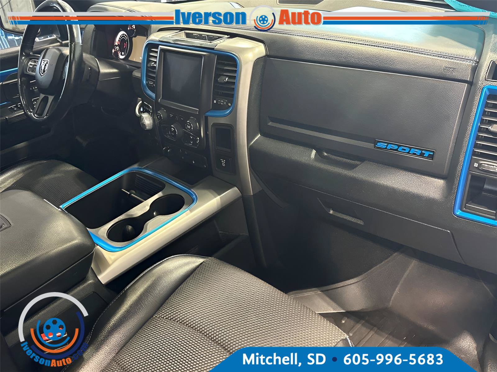 Used 2018 RAM 1500 Sport w/ Hydro Blue Sport Package AWD/4WD image 35