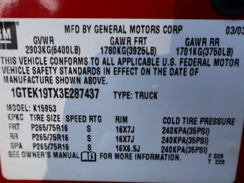 Used 2003 GMC Sierra 1500 SLT w/ SLT Preferred Equipment Group AWD/4WD image 66