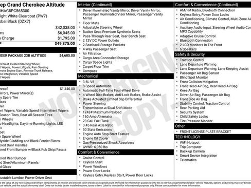 Used 2023 Jeep Grand Cherokee Altitude AWD/4WD image 2