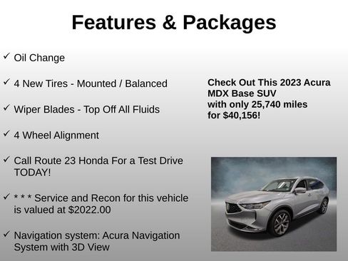 Used 2023 Acura MDX SH-AWD w/ Technology Package image 4