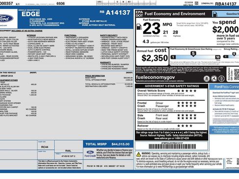 Used 2024 Ford Edge SEL w/ Convenience Package AWD/4WD image 22