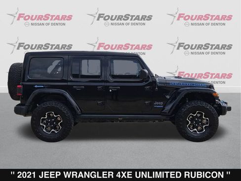 Used 2021 Jeep Wrangler Unlimited Rubicon 4xe w/ Steel Bumper Group AWD/4WD image 3