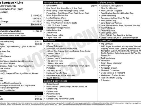 Used 2024 Kia Sportage X-Line w/ X-Line Premium Package AWD/4WD image 2