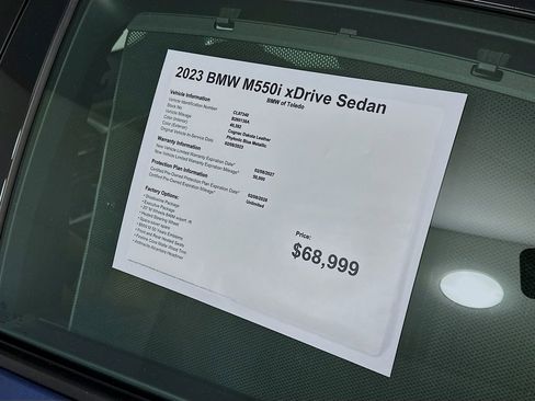 Certified 2023 BMW M550i xDrive w/ Executive Package image 13