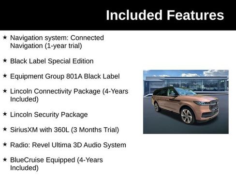 New 2026 Lincoln Navigator L Black Label w/ Black Label Special Edition AWD/4WD image 6