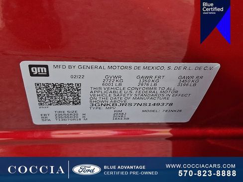 Used 2022 Chevrolet Blazer LT w/ Sound & Technology Package AWD/4WD image 26