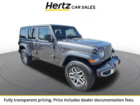 Used 2025 Jeep Wrangler Unlimited Sahara AWD/4WD image 1