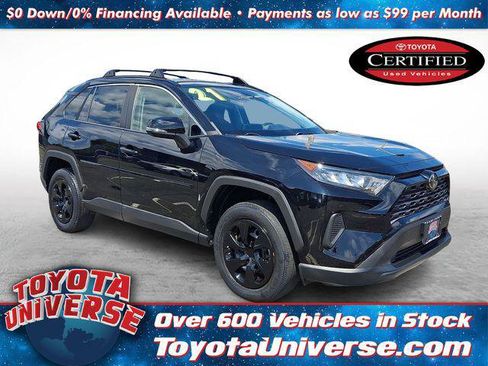 Certified 2021 Toyota RAV4 LE AWD/4WD image 1