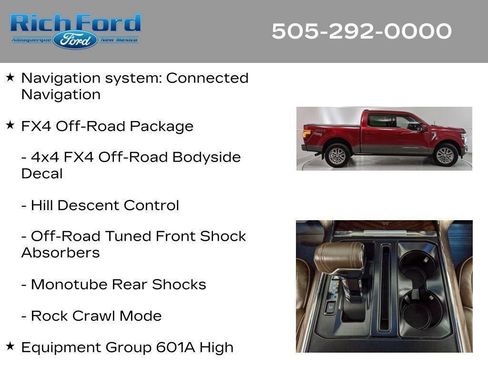 Certified 2025 Ford F150 King Ranch w/ FX4 Off-Road Package AWD/4WD image 45