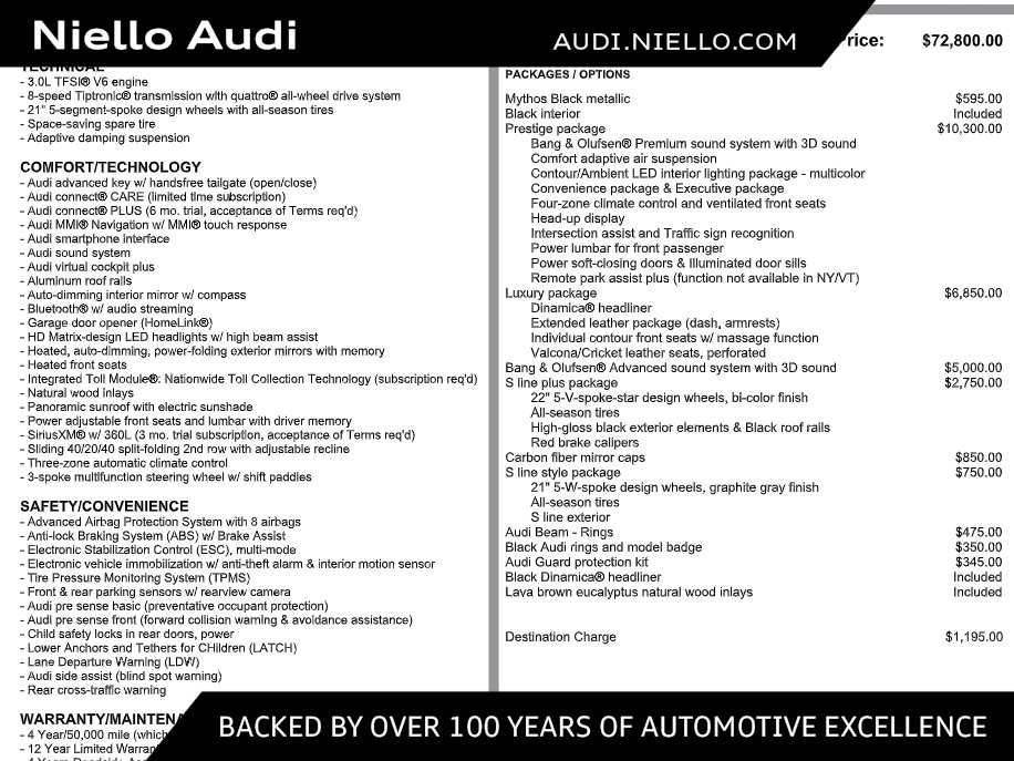 Used 2023 Audi Q8 Prestige w/ Prestige Package AWD/4WD image 1