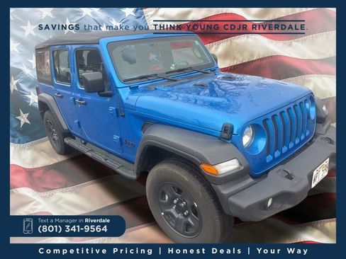 Used 2022 Jeep Wrangler Unlimited Sport image 3