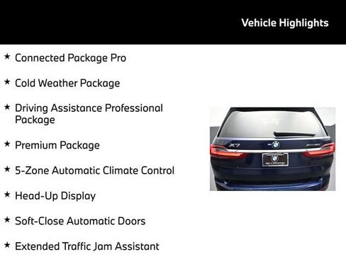 Used 2022 BMW X7 xDrive40i w/ Premium Package AWD/4WD image 5