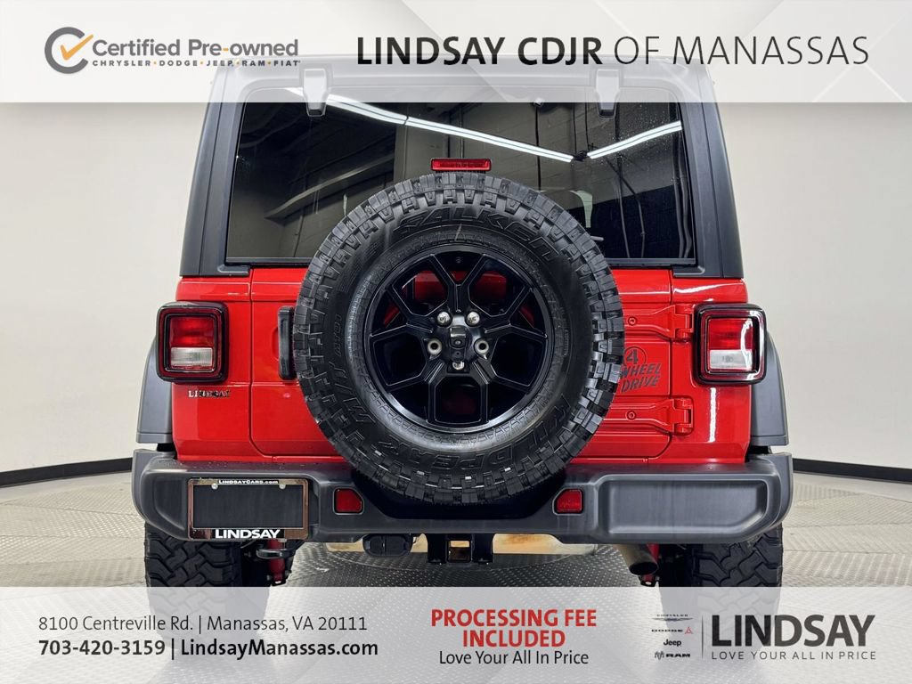 Certified 2025 Jeep Wrangler Unlimited Sport AWD/4WD image 8