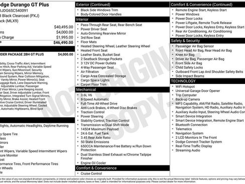 Used 2025 Dodge Durango GT AWD/4WD image 39