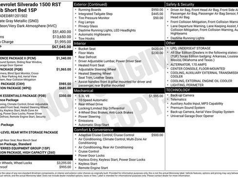 Used 2024 Chevrolet Silverado 1500 RST w/ Convenience Package II RWD image 9