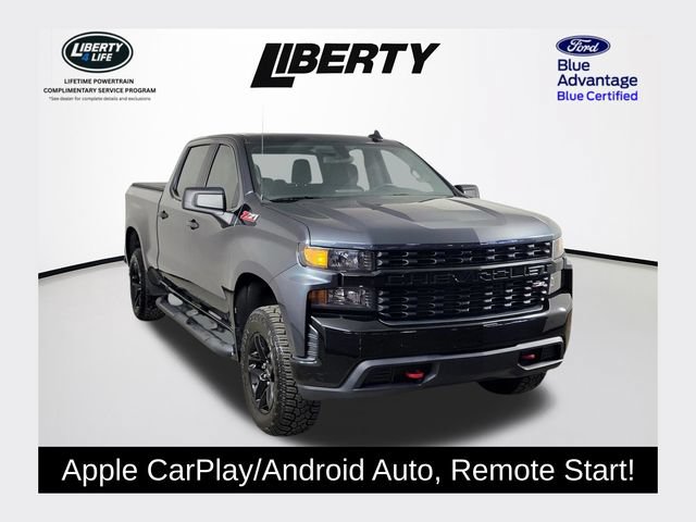 Used 2021 Chevrolet Silverado 1500 Custom Trail Boss w/ LPO, Dark Essentials Package AWD/4WD 360° Tour
