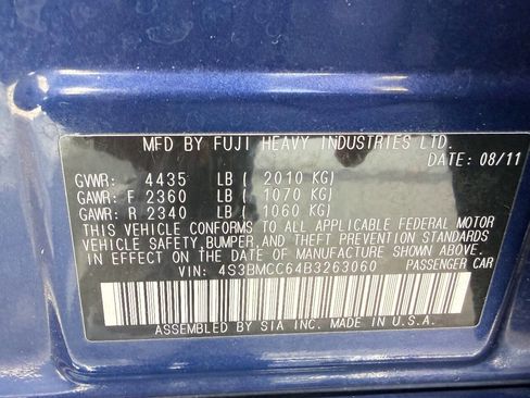 Used 2011 Subaru Legacy 2.5i Premium w/ All-Weather Pkg image 34