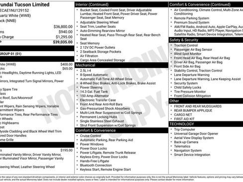 Used 2022 Hyundai Tucson Limited image 32