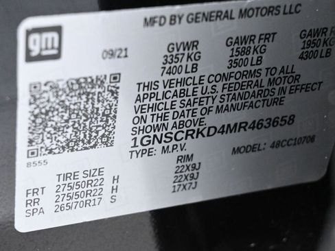 Used 2021 Chevrolet Tahoe RST w/ Rear Media and Nav Package image 18