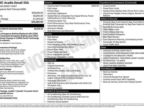 Used 2022 GMC Acadia Denali w/ Denali Ultimate Package image 2