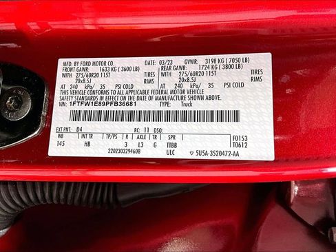 Used 2023 Ford F150 Lariat w/ Equipment Group 502A High AWD/4WD image 32
