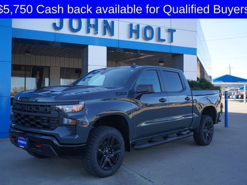 New 2026 Chevrolet Silverado 1500 Custom Trail Boss w/ LPO, Dark Essentials Package AWD/4WD image 1