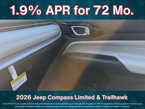 New 2026 Jeep Compass Limited AWD/4WD image 33