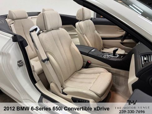 Used 2012 BMW 650i xDrive Convertible AWD/4WD image 30