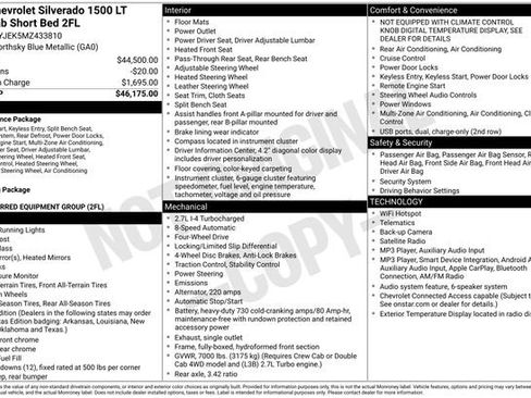 Used 2021 Chevrolet Silverado 1500 LT AWD/4WD image 4