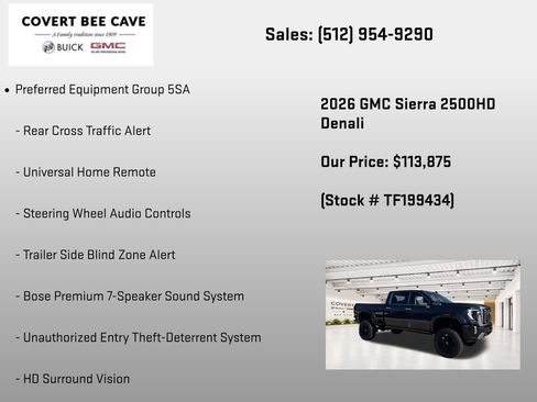 New 2026 GMC Sierra 2500 Denali w/ Denali Reserve Package AWD/4WD image 32