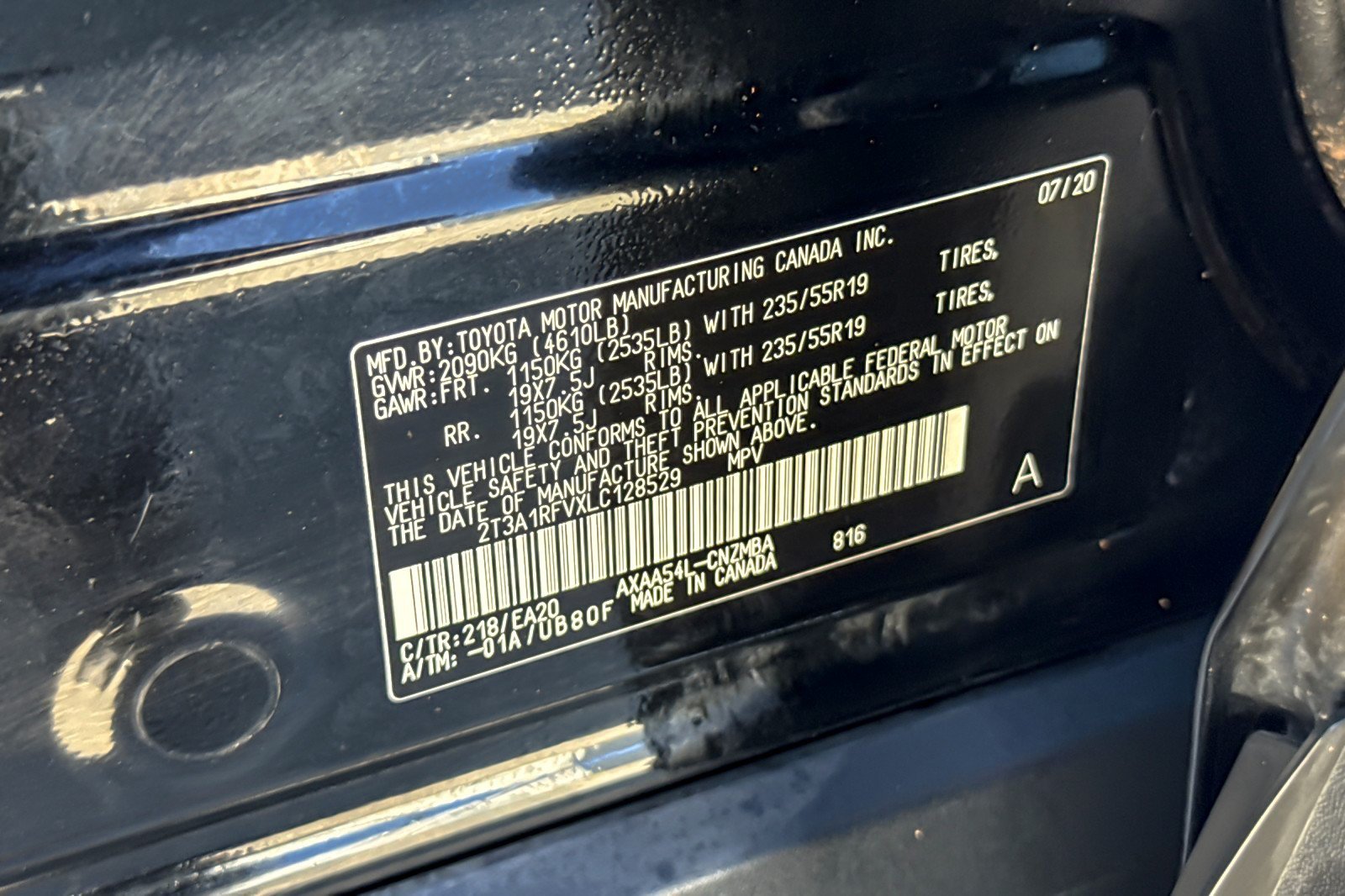 Certified 2020 Toyota RAV4 XLE Premium AWD/4WD image 27