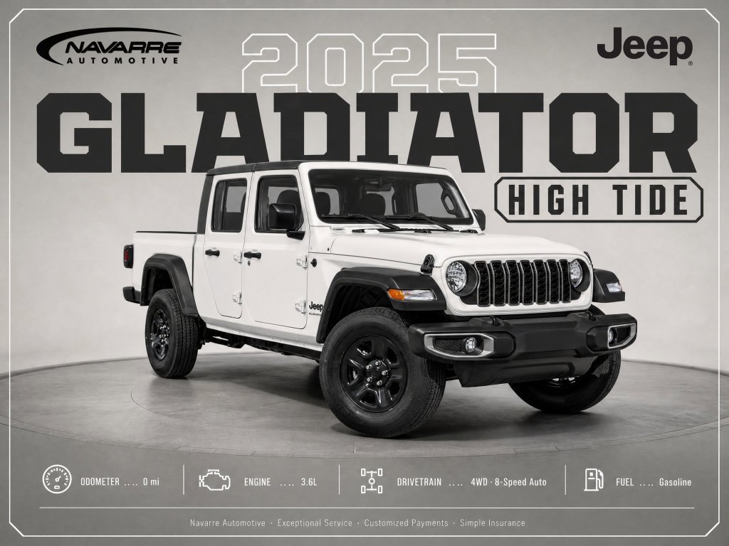 Used 2025 Jeep Gladiator Sport AWD/4WD image 1
