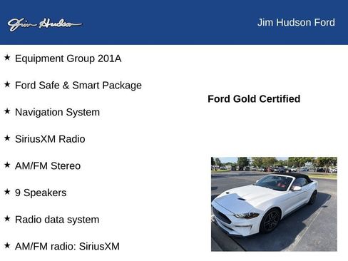 Used 2022 Ford Mustang Premium w/ Equipment Group 201A RWD image 8