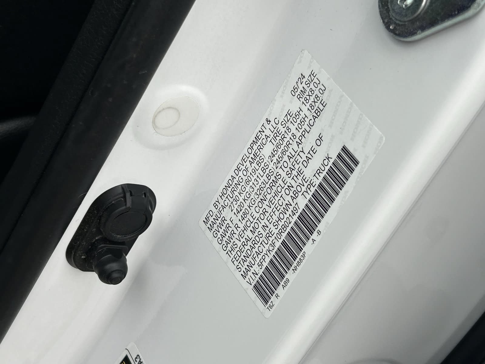 Certified 2024 Honda Ridgeline Sport image 33