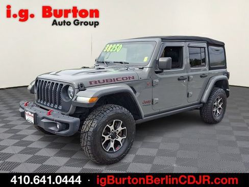 Used 2021 Jeep Wrangler Unlimited Rubicon AWD/4WD image 3