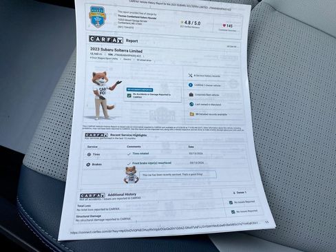 Used 2023 Subaru Solterra AWD image 42